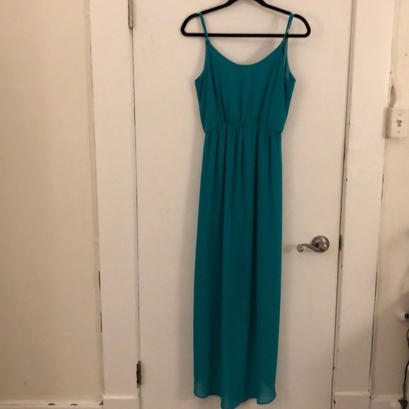 LUSH Teal evening dress (medium) - Picture 3 of 6